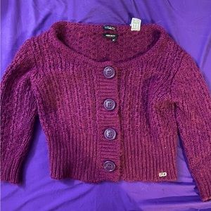 Vintage Miss Sixty Purple Cardigan 💜